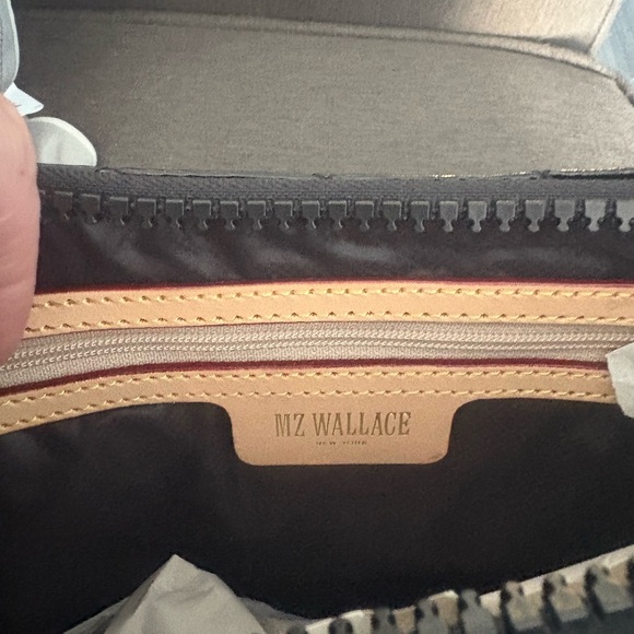 MZ Wallace Glossy Black Quilted Hobo Bag - Picture 7 of 12